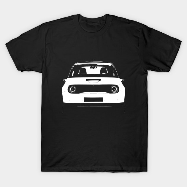 Electric car black and white T-Shirt by WOS